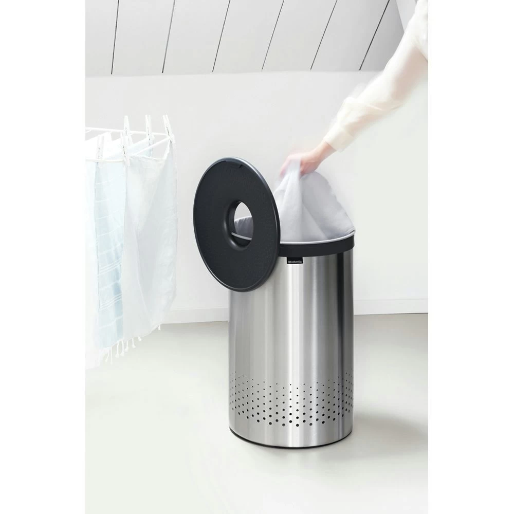 Brabantia Wasbox 60 Liter Met Kunststof Deksel Mat 12 Brabantia Wasbox 60 Liter Met Kunststof Deksel Mat - Afbeelding 10