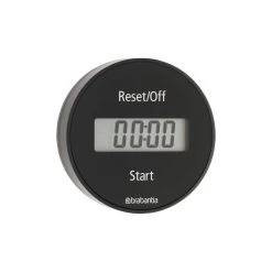 Brabantia Kookwekker Met Magneet Tasty+ Dark Grey -Brabantia Magnetic Kitchen Timer TASTY Dark Grey 8710755121968 Brabantia 300dpi 3138x3138px 6 NR 15674