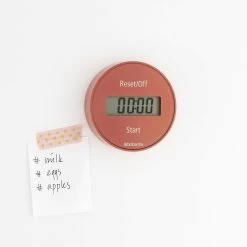 Brabantia Kookwekker Met Magneet Tasty+ Terracotta Pink -Brabantia Magnetic Kitchen Timer TASTY Terracotta Pink 8710755121982 Brabantia 300dpi 4923x4922px 6 NR 15679