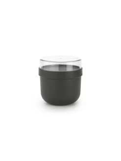 Brabantia Make & Take Ontbijtkom 0,5 Liter, Kunststof Dark Grey 17 Brabantia Make & Take Ontbijtkom 0,5 Liter, Kunststof Dark Grey -Brabantia Make Take Breakfast Bowl 0.5L Dark Grey 8710755204180 Brabantia 300dpi 4500x6000px 6 NR 28016
