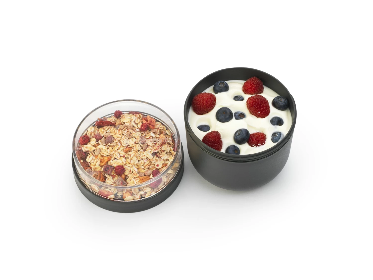 Brabantia Make & Take Ontbijtkom 0,5 Liter, Kunststof Dark Grey 7 Brabantia Make & Take Ontbijtkom 0,5 Liter, Kunststof Dark Grey - Afbeelding 5