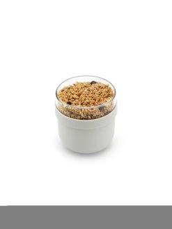 Brabantia Make Take Ontbijtkom 0,5 Liter, Kunststof Light Grey -Brabantia Make Take Breakfast Bowl 0.5L Light Grey 8710755204203 Brabantia 300dpi 4500x6000px 6 NR 28018