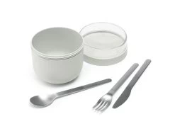 Brabantia Make Take Ontbijtkom 0,5 Liter, Kunststof Light Grey