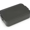Brabantia Make & Take Bento Lunchbox Large, Kunststof Dark Grey -Brabantia Make Take Lunch Box Bento Large Dark Grey 8710755203480 Brabantia 300dpi 6000x4500px 6 NR 27947