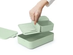 Brabantia Make & Take Bento Lunchbox Large, Kunststof Jade Green -Brabantia Make Take Lunch Box Bento Large Jade Green 8710755203527 Brabantia 300dpi 7600x5700px 6 NR 28371