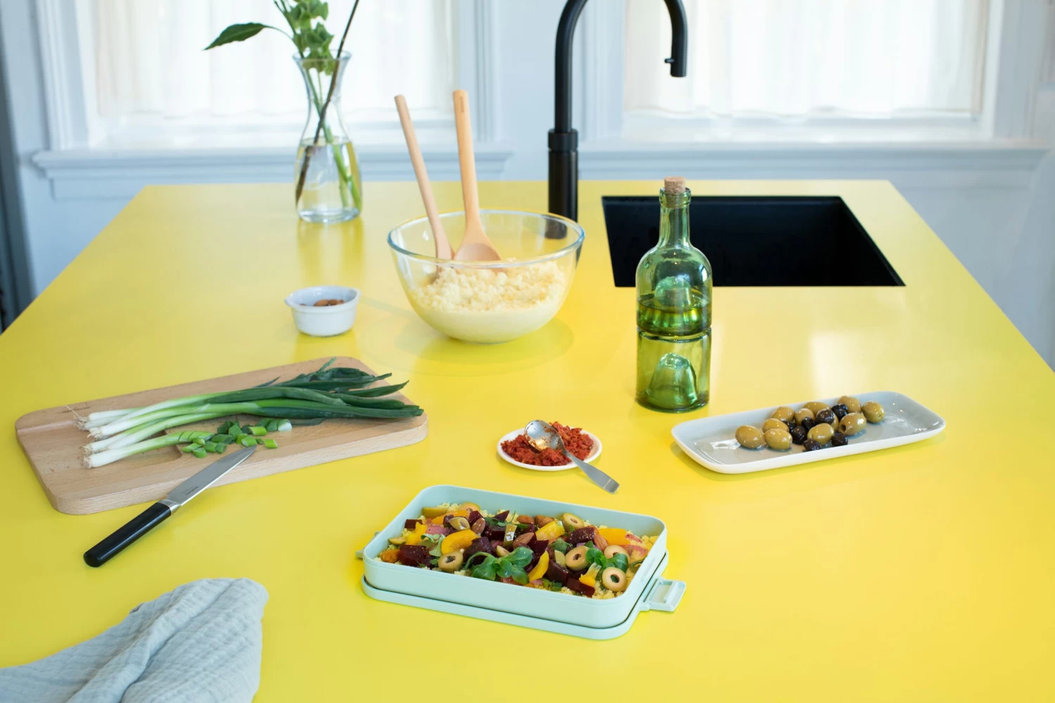 Brabantia & Make Take Lunchbox Plat, Kunststof Jade Green 11 Brabantia & Make Take Lunchbox Plat, Kunststof Jade Green - Afbeelding 9