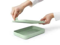 Brabantia & Make Take Lunchbox Plat, Kunststof Jade Green 18 Brabantia & Make Take Lunchbox Plat, Kunststof Jade Green -Brabantia Make Take Lunch Box Flat Plastic Jade Green 8710755202926 Brabantia 300dpi 7600x5700px 6 NR 28345