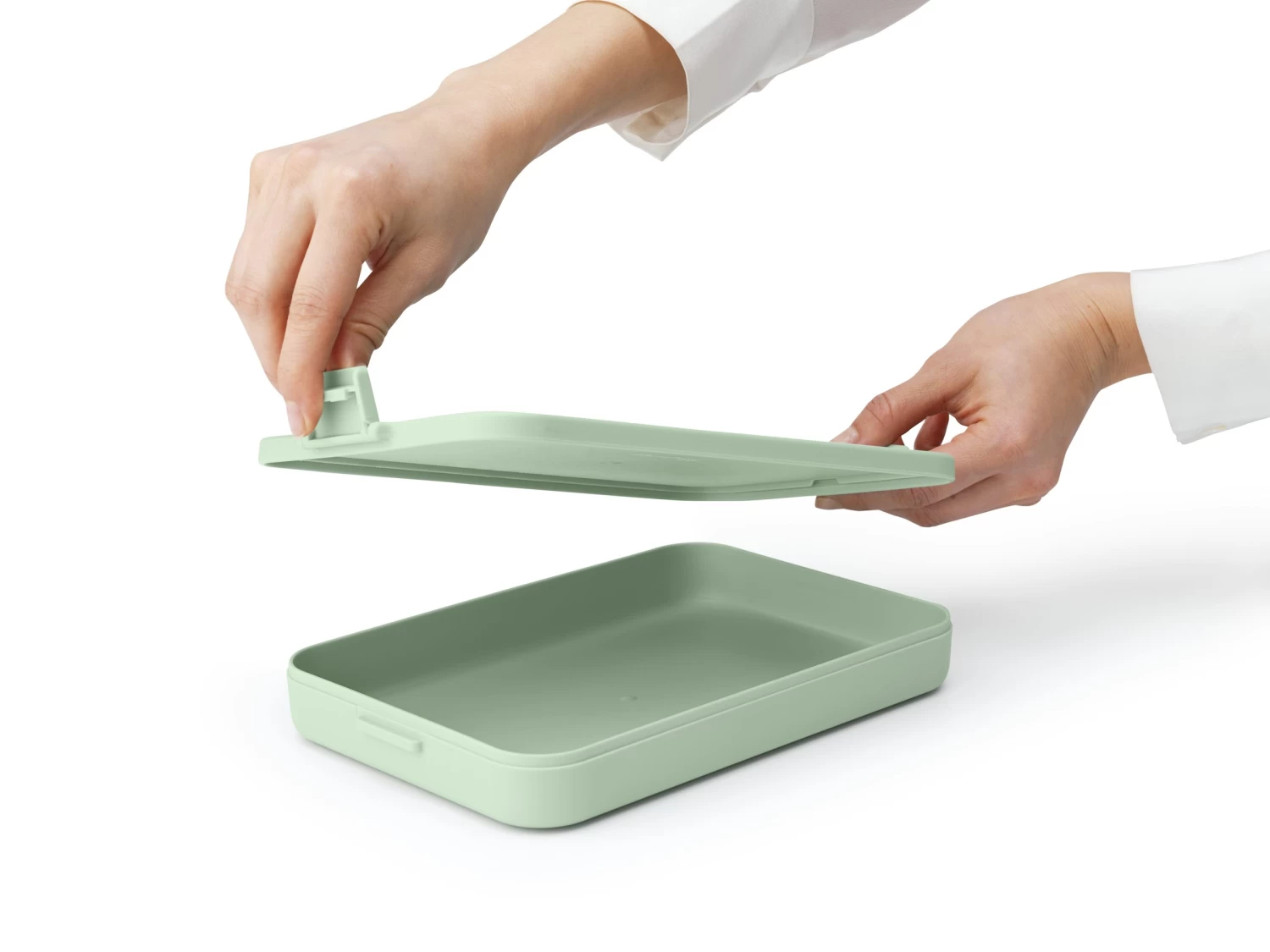 Brabantia & Make Take Lunchbox Plat, Kunststof Jade Green 10 Brabantia & Make Take Lunchbox Plat, Kunststof Jade Green - Afbeelding 8