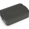 Brabantia Make & Take Lunchbox Large, Kunststof Dark Grey -Brabantia Make Take Lunch Box Large Plastic Dark Grey 8710755203060 Brabantia 300dpi 6000x4500px 6 NR 27926