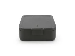Brabantia Make & Take Lunchbox Large, Kunststof Dark Grey -Brabantia Make Take Lunch Box Large Plastic Dark Grey 8710755203060 Brabantia 300dpi 6000x4500px 6 NR 27929