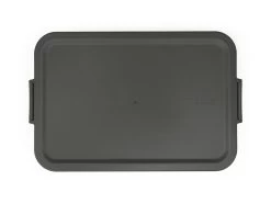 Brabantia Make & Take Lunchbox Large, Kunststof Dark Grey -Brabantia Make Take Lunch Box Large Plastic Dark Grey 8710755203060 Brabantia 300dpi 6000x4500px 6 NR 27930