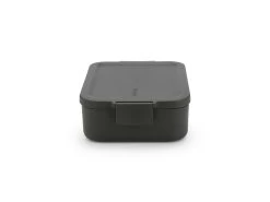Brabantia Make & Take Lunchbox Medium, Kunststof Dark Grey -Brabantia Make Take Lunch Box Medium Plastic Dark Grey 8710755202520 Brabantia 300dpi 6000x4500px 6 NR 27887