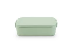 Brabantia Make & Take Lunchbox Medium, Kunststof Jade Green -Brabantia Make Take Lunch Box Medium Plastic Jade Green 8710755202605 Brabantia 300dpi 6000x4500px 6 NR 27900
