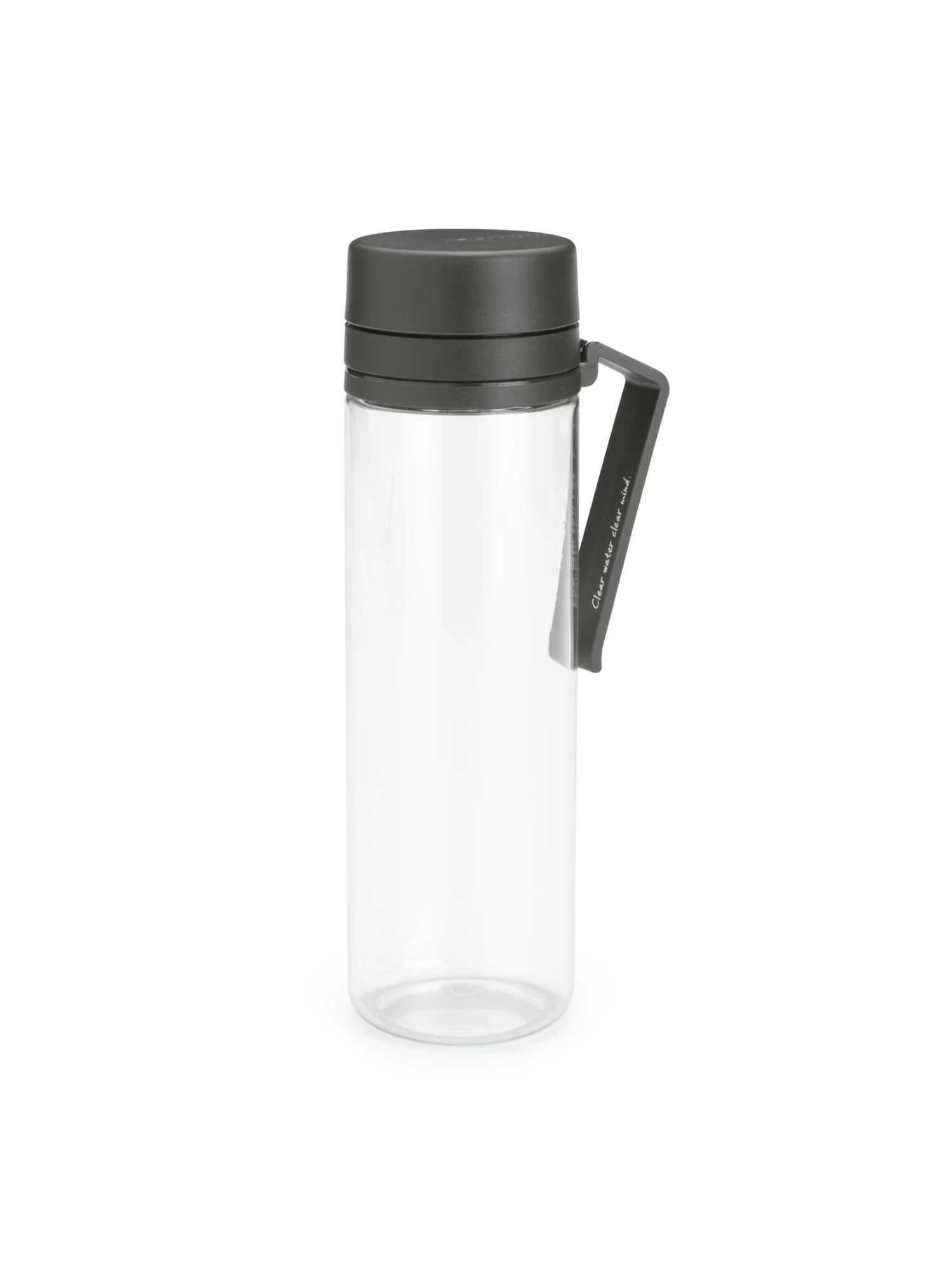 Brabantia Make & Take Waterfles Met Zeef 0,5 Liter Dark Grey 3 Brabantia Make & Take Waterfles Met Zeef 0,5 Liter Dark Grey