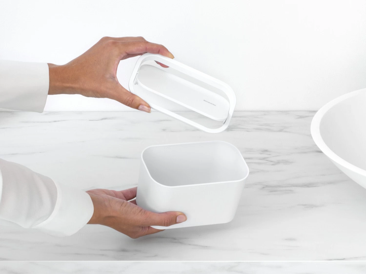 Brabantia Mindset Badkamer Afvalbakje White 6 Brabantia Mindset Badkamer Afvalbakje White - Afbeelding 4