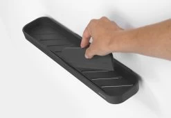 Brabantia Mindset Doucheplanchet Met Wisser Dark Grey 8 Brabantia Mindset Doucheplanchet Met Wisser Dark Grey -Brabantia MindSet Shower Shelf with Squeegee Dark Grey 8710755303609 Brabantia 300dpi 5830x4000px 6 NR 27175