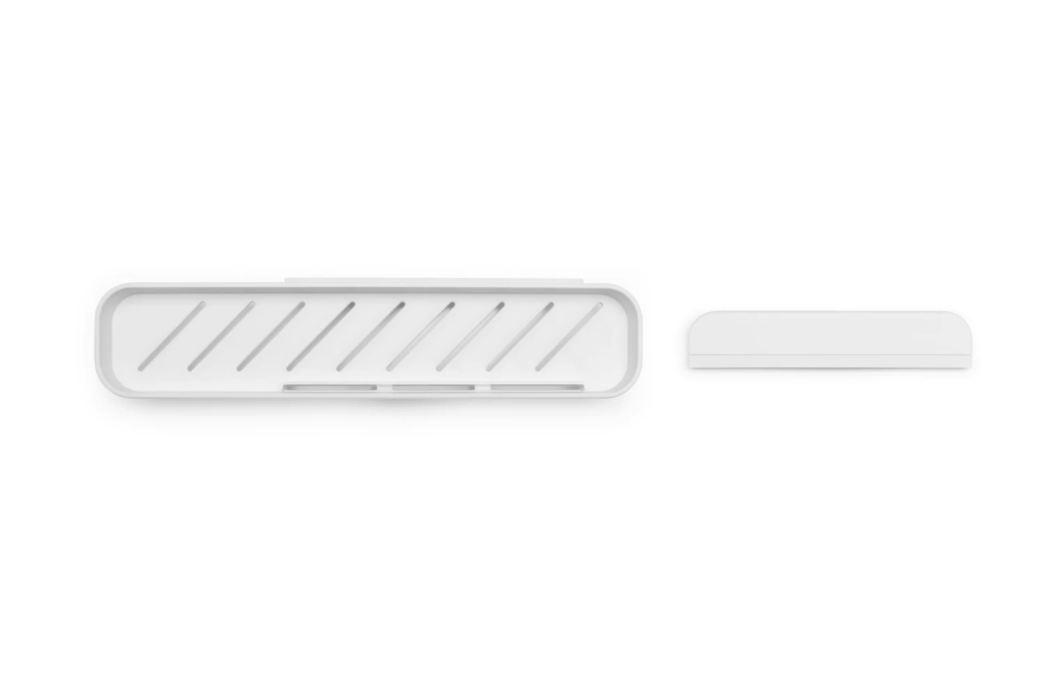 Brabantia Mindset Doucheplanchet Met Wisser White 3 Brabantia Mindset Doucheplanchet Met Wisser White