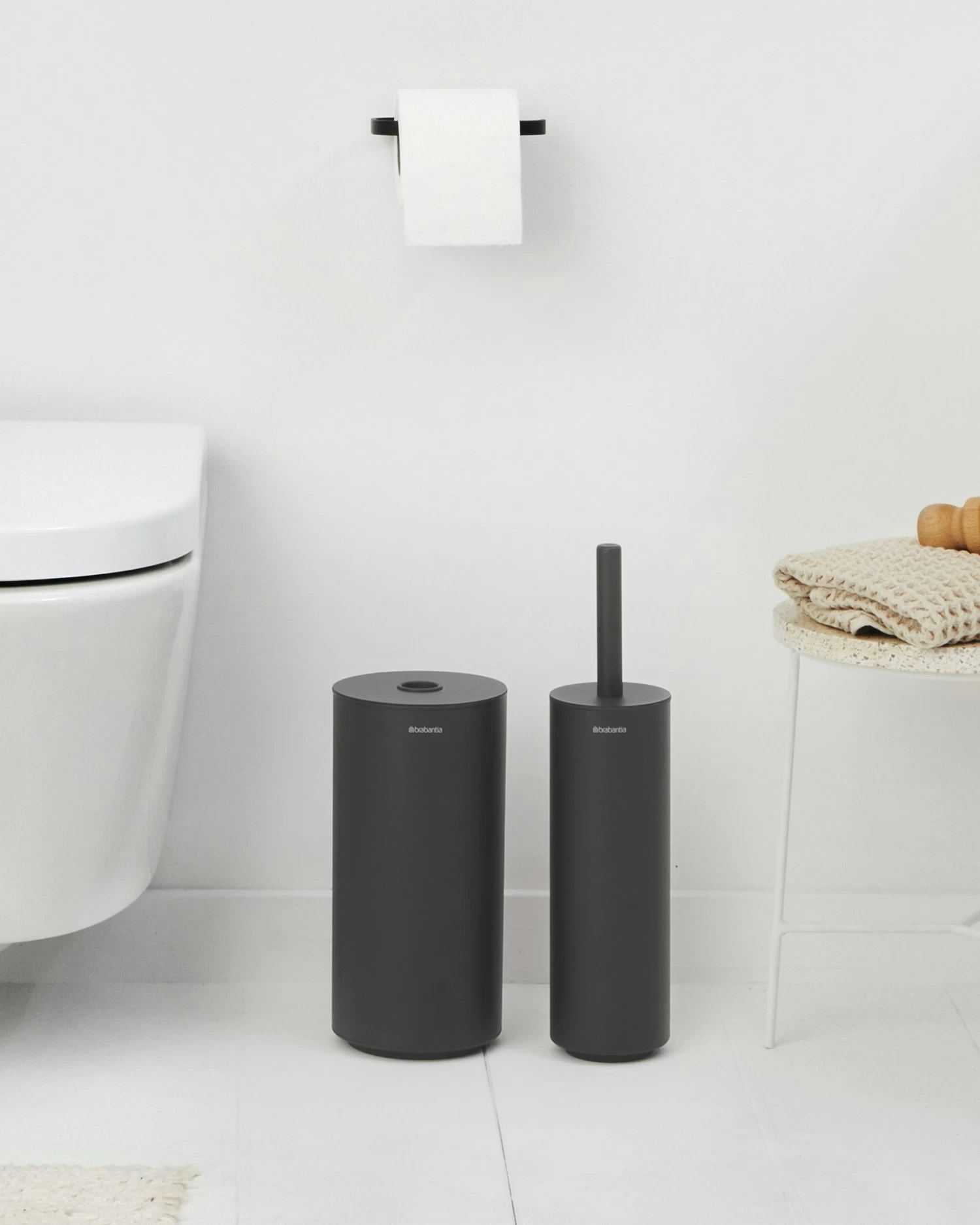 Brabantia Mindset Toiletaccessoires Set Van 3 Mineral Infinite Grey 5 Brabantia Mindset Toiletaccessoires Set Van 3 Mineral Infinite Grey - Afbeelding 3