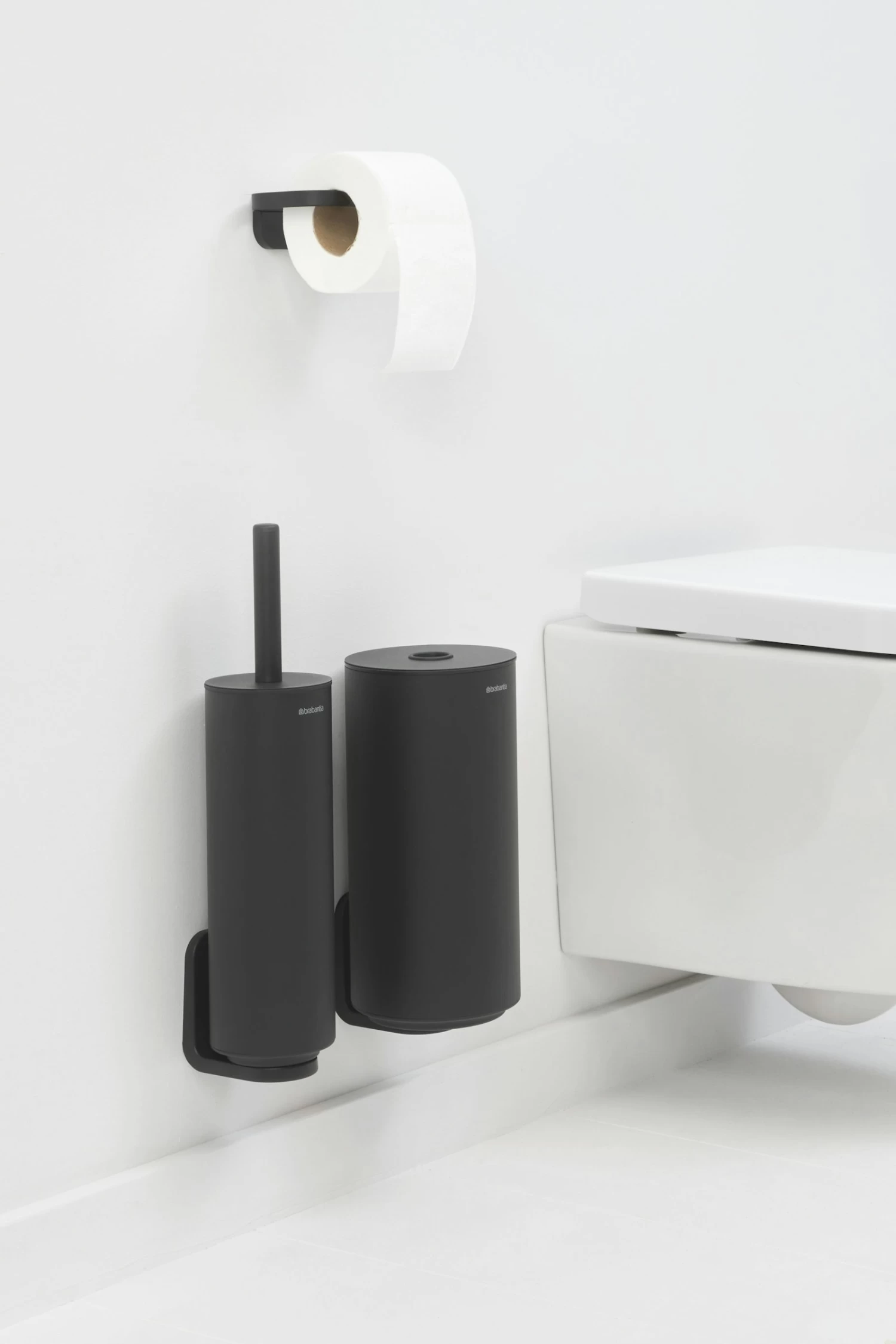 Brabantia Mindset Toiletaccessoires Set Van 3 Mineral Infinite Grey 4 Brabantia Mindset Toiletaccessoires Set Van 3 Mineral Infinite Grey - Afbeelding 2