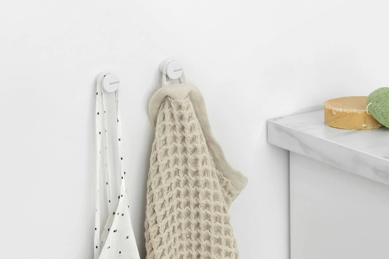 Brabantia Mindset Handdoekhaken Mineral Infinite White 4 Brabantia Mindset Handdoekhaken Mineral Infinite White - Afbeelding 2