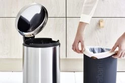 Brabantia Pedaalemmer Newlcon 12 Liter Matt Steel Fingerprint Proof -Brabantia NewIcon Pedal Bin 12L Matt Steel Fingerprint Proof 8710755112041 Brabantia 5596x3731px 6 NR 10833