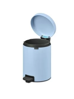 Brabantia Pedaalemmer Newlcon 12 Liter Dreamy Blue -Brabantia NewIcon Pedal Bin 5L Dreamy Blue 8710755202681 Brabantia 300dpi 4500x6000px 6 NR 27442