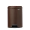 Brabantia Pedaalemmer Newlcon 5 Liter Mineral Cosy Brown -Brabantia NewIcon Pedal Bin 5L Mineral Cosy Brown 8710755208546 Brabantia 300dpi 3500x4500px 6 NR 26488