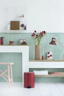 Brabantia Pedaalemmer Newlcon 5 Liter Passion Red -Brabantia NewIcon Pedal Bin 5L Passion Red 8710755112089 Brabantia 2560x3840px 6 NR 7572