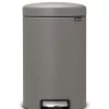 Brabantia Pedaalemmer Newlcon 12 Liter Mineral Concrete Grey -Brabantia Pedal Bin newIcon 12L Mineral Concrete Grey 8710755119149 Brabantia 3307x4488px 6 NR 12556