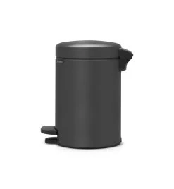 Brabantia Pedaalemmer Newlcon 3 Liter Mineral Infinite Grey OP=OP -Brabantia Pedal Bin newIcon 3L Mineral Infinite Grey 8710755200465 Brabantia 4289x4656px 6 NR 13103