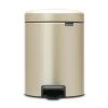 Brabantia Pedaalemmer NewIcon 5 Liter Champagne -Brabantia Pedal Bin newIcon 5L Champagne 8710755304422 Brabantia 300dpi 3200x4500px 6 NR 21512