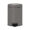 Brabantia Pedaalemmer Newlcon 5 Liter Mineral Concrete Grey -Brabantia Pedal Bin newIcon 5L Mineral Concrete Grey 8710755126284 Brabantia 300dpi 3970x5059px 6 NR 15491