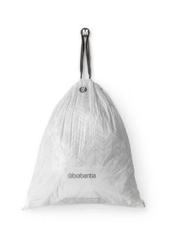 Brabantia Afvalzak M 60 Liter 40 Stuks -Brabantia PerfectFit Bags Code M 60L 40 Bags White 8710755138829 Brabantia 300dpi 5000x6800px 6 NR 25518