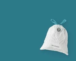 Brabantia Afvalzak W 5 Liter 40 Stuks -Brabantia PerfectFit Bags Code W 5L 40 Bags White 8710755137846 Brabantia 300dpi 5600x4480px 6 NR 25451
