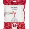 Brabantia Perfectfit Afvalzak Code Y 20 Liter 40 Stuks 2 Brabantia Perfectfit Afvalzak Code Y 20 Liter 40 Stuks -Brabantia PerfectFit Bags Code Y 20L 40 Bags White 8710755138263 Brabantia 300dpi 5000x7000px 6 NR 25416