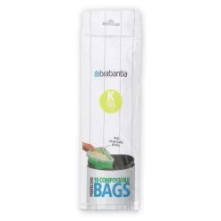 Brabantia Afvalzak Composteerbaar 10 Liter K 10 Stuks -Brabantia PerfectFit BagsCode K Comp. 10L 10pcs Green 8710755364983 Brabantia 2803x2803px 6 NR 7961