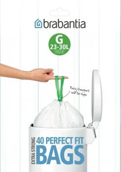 Brabantia Afvalzak G 23-30 Liter 40 Stuks