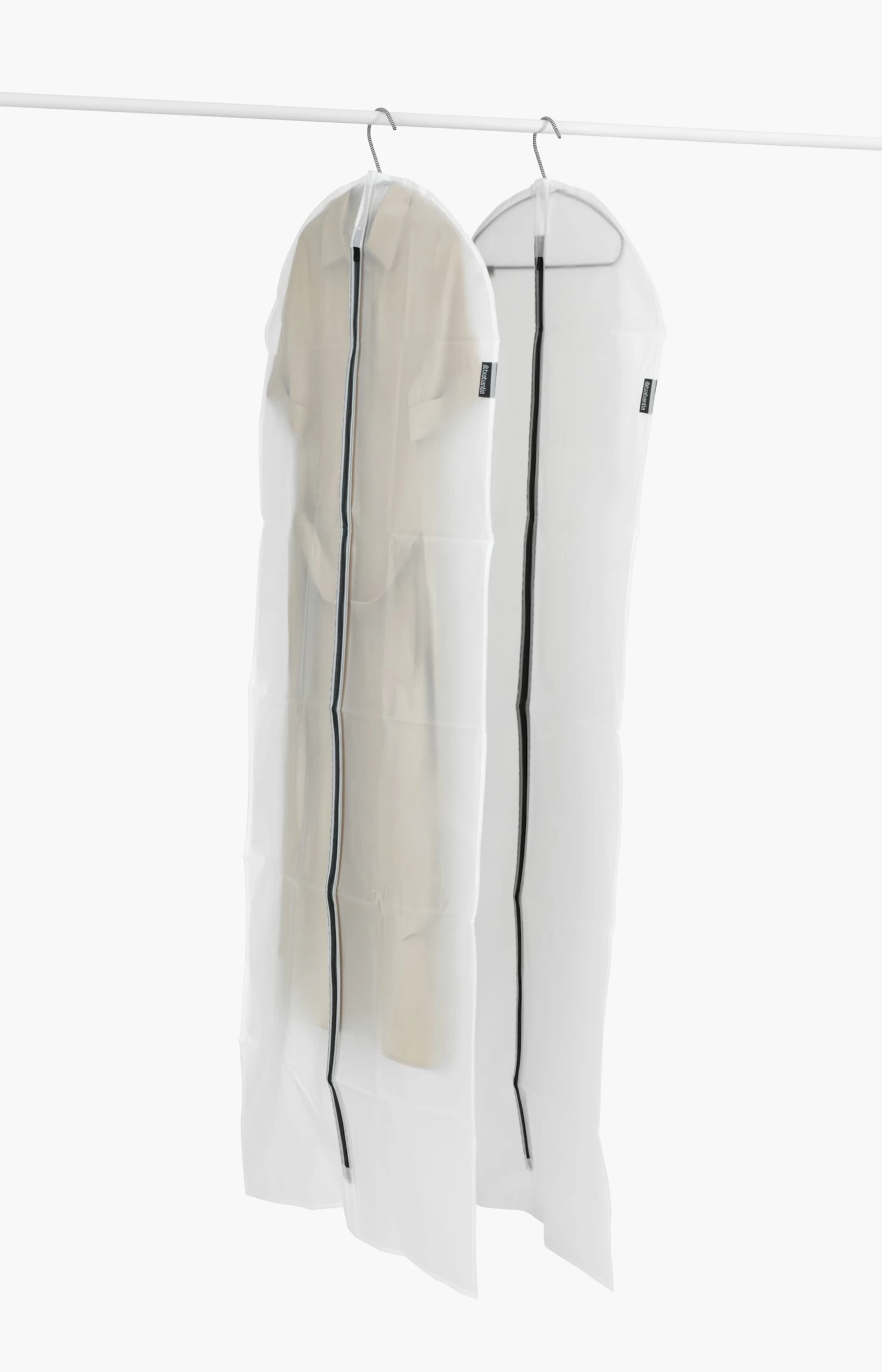 Brabantia Kledinghoezen XL 60x150cm Set Van 2 Transparant 4 Brabantia Kledinghoezen XL 60x150cm Set Van 2 Transparant - Afbeelding 2