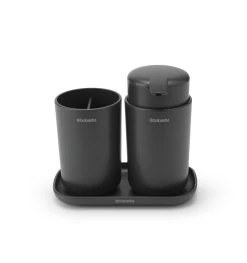 Brabantia Badkameraccessoires Set Van 3 Dark Grey