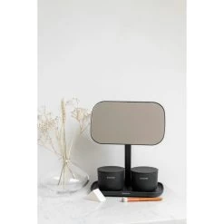 Brabantia Spiegel Met Accessoire Schaal Dark Grey -Brabantia ReNew Mirror with Storage Tray Dark Grey 8710755280702 Brabantia 96dpi 1000x1000px 7 NR 22473