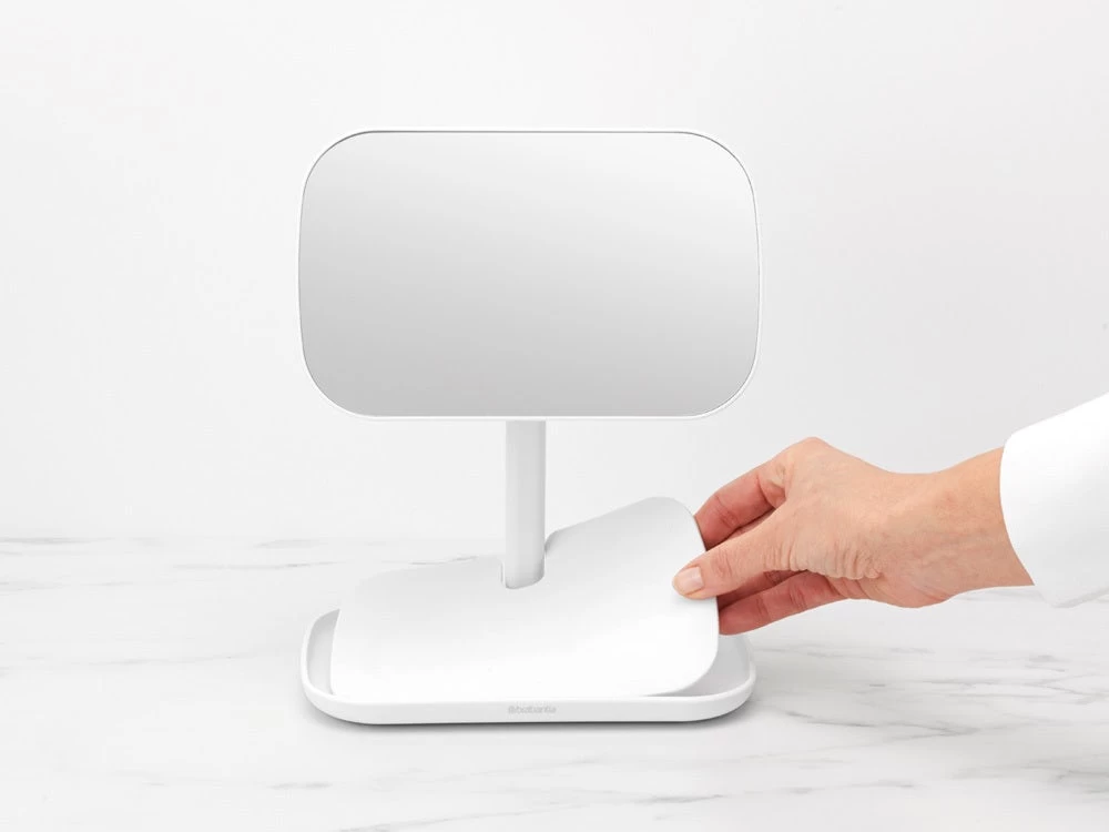 Brabantia Spiegel Met Accessoire Schaal White 20 Brabantia Spiegel Met Accessoire Schaal White - Afbeelding 18