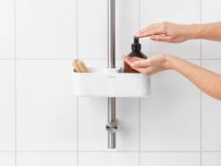 Brabantia ReNew Douche Caddy White 30 Brabantia ReNew Douche Caddy White -Brabantia ReNew Shower Caddy White 8710755280764 Brabantia 96dpi 1000x750px 7 NR 22084
