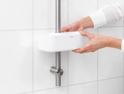 Brabantia ReNew Douche Caddy White 27 Brabantia ReNew Douche Caddy White -Brabantia ReNew Shower Caddy White 8710755280764 Brabantia 96dpi 1000x764px 7 NR 22082 1