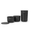 Brabantia Opbergbakjes Set Van 3 Dark Grey 2 Brabantia Opbergbakjes Set Van 3 Dark Grey -Brabantia ReNew Storage Pots set of 3 Dark Grey 8710755281303 Brabantia 96dpi 1000x750px 7 NR 22042