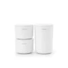 Brabantia Opbergbakjes Set Van 3 White 1 Brabantia Opbergbakjes Set Van 3 White -Brabantia ReNew Storage Pots set of 3 White 8710755281327 Brabantia 96dpi 1000x750px 7 NR 22050