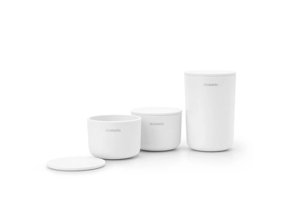 Brabantia Opbergbakjes Set Van 3 White 4 Brabantia Opbergbakjes Set Van 3 White - Afbeelding 2