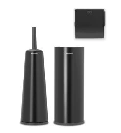 Brabantia Toiletacc Set Matt Black