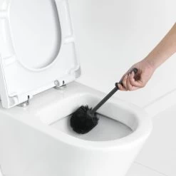 Brabantia Toiletborstel Met Houder Zwart 10 Brabantia Toiletborstel Met Houder Zwart -Brabantia ReNew Toilet Brush and Holder Matt Black 8710755108587 Brabantia 300dpi 4391x4391px 6 NR 20626