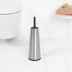 Brabantia Toiletborstel Met Houder Matt Steel -Brabantia ReNew Toilet Brush and Holder Matt Steel 8710755385285 Brabantia 96dpi 1000x1000px 7 NR 20620