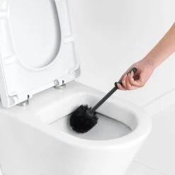 Brabantia Toiletborstel Met Houder Matt Steel -Brabantia ReNew Toilet Brush and Holder Matt Steel 8710755385285 Brabantia 96dpi 1000x1000px 7 NR 20628